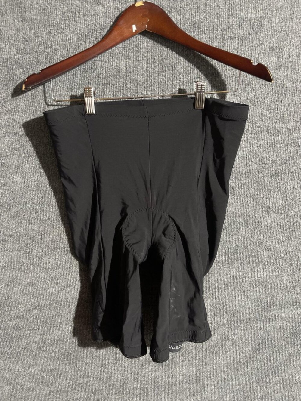 Garneau Cycling Shorts Mens Small Black Padded Chamois 7 Inseam Bike Stretch